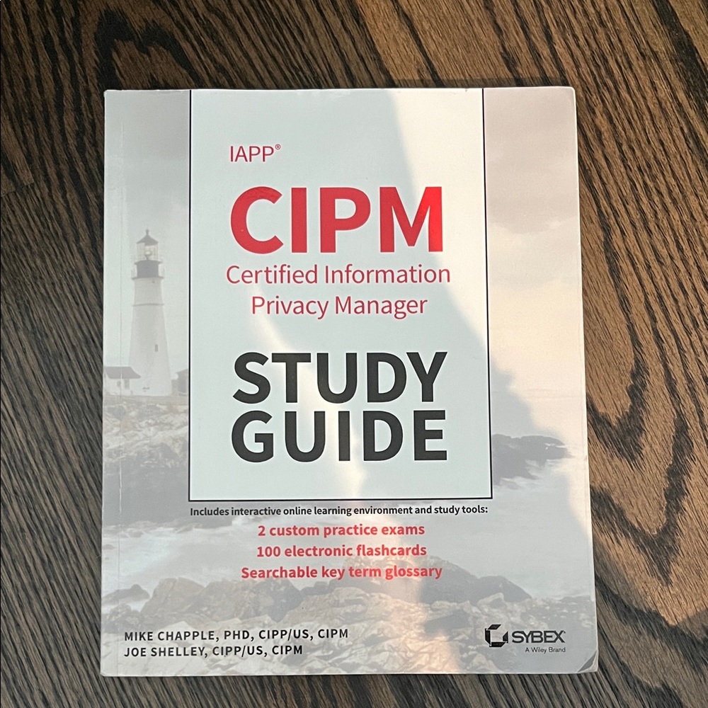 IAPP CIPM Study Guide by Sybex
